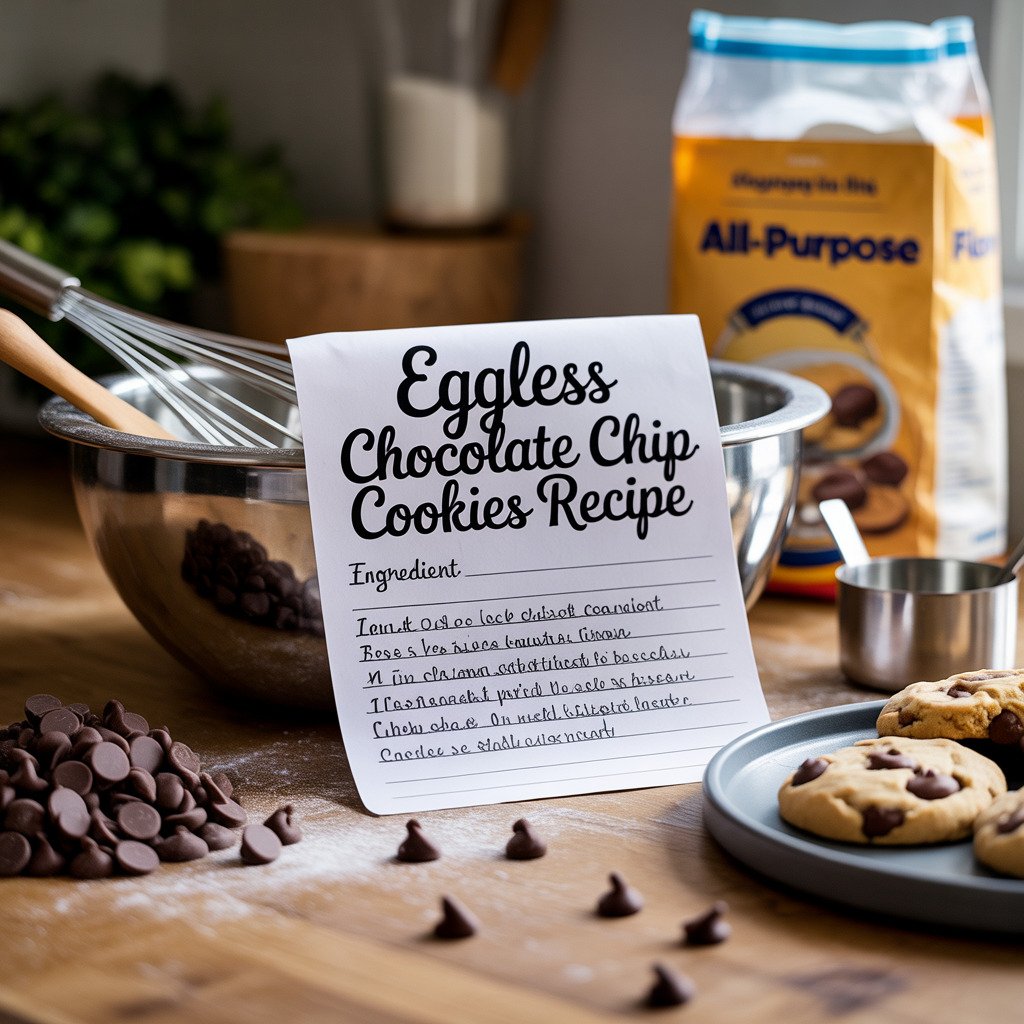 Eggless Chocolate Chip Cookies Recipe