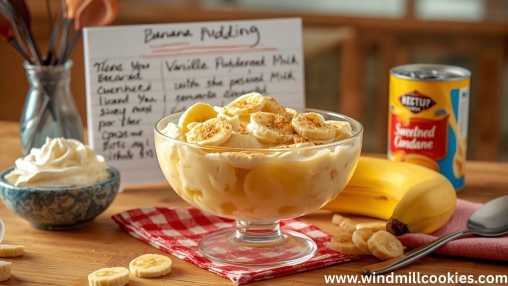 Banana Pudding Recipe with Condensed Milk