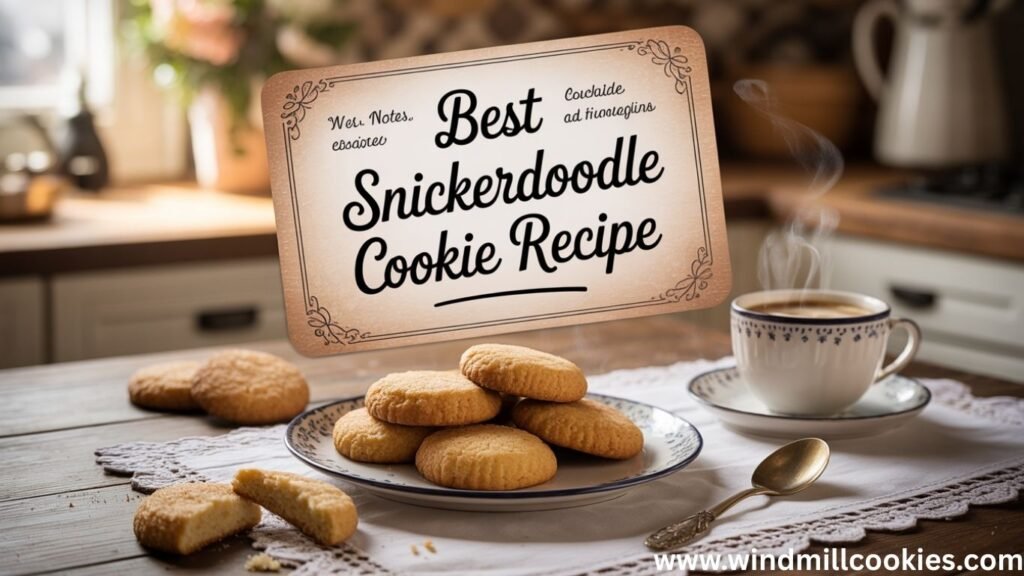 Best Snickerdoodle Cookie Recipe