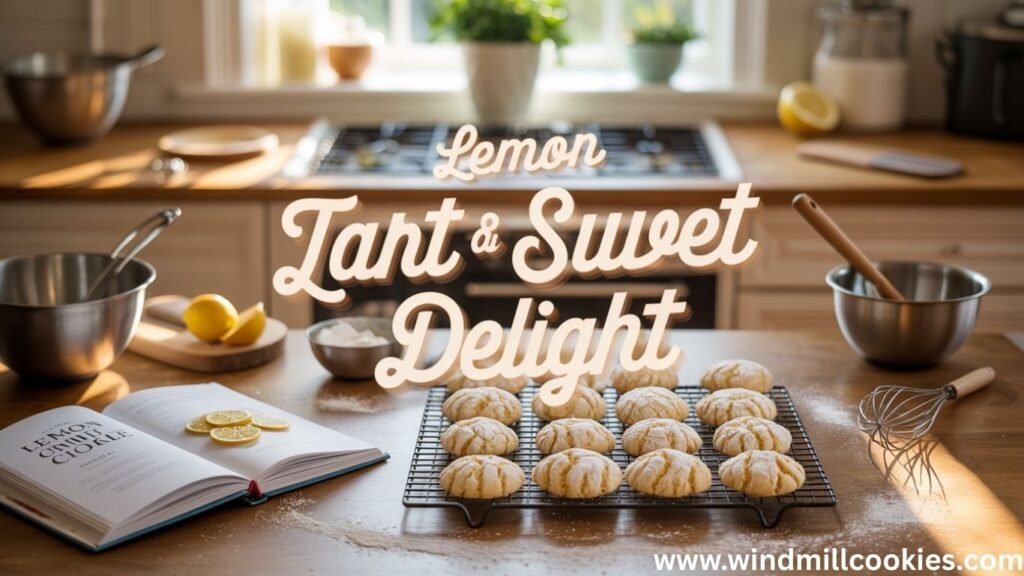 Lemon Crinkle Cookie Recipe