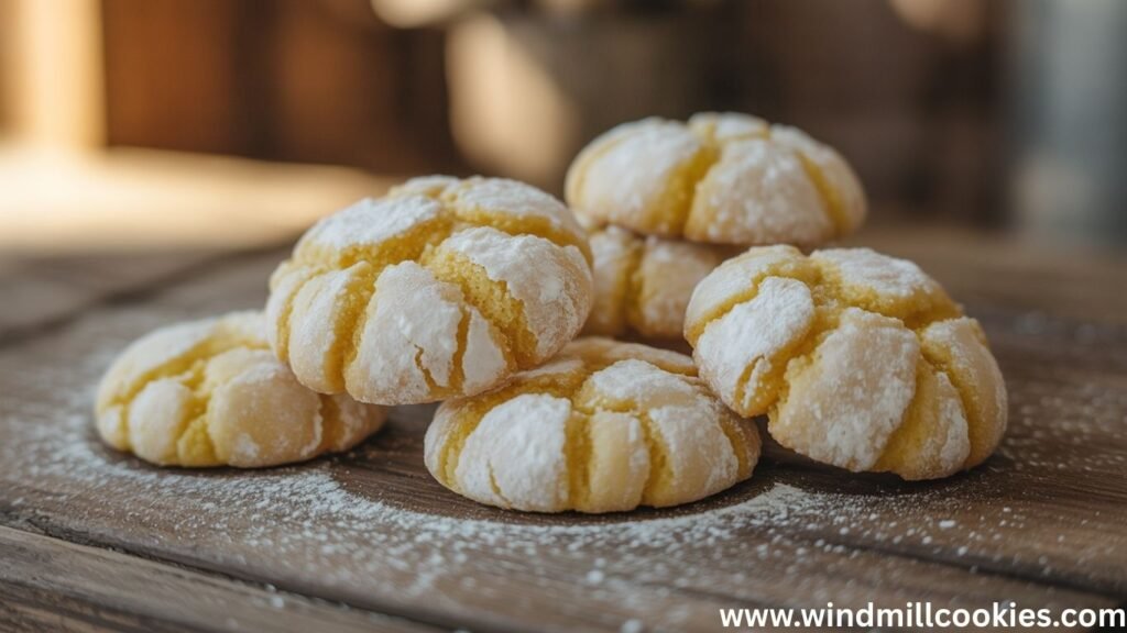 Lemon Crinkle Cookie Recipe