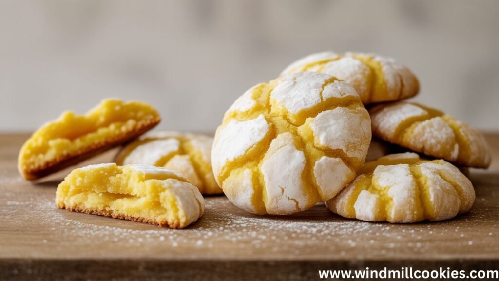 Lemon Crinkle Cookie Recipe