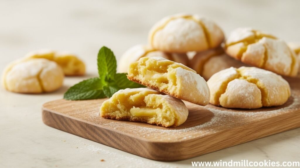 Lemon Crinkle Cookie Recipe