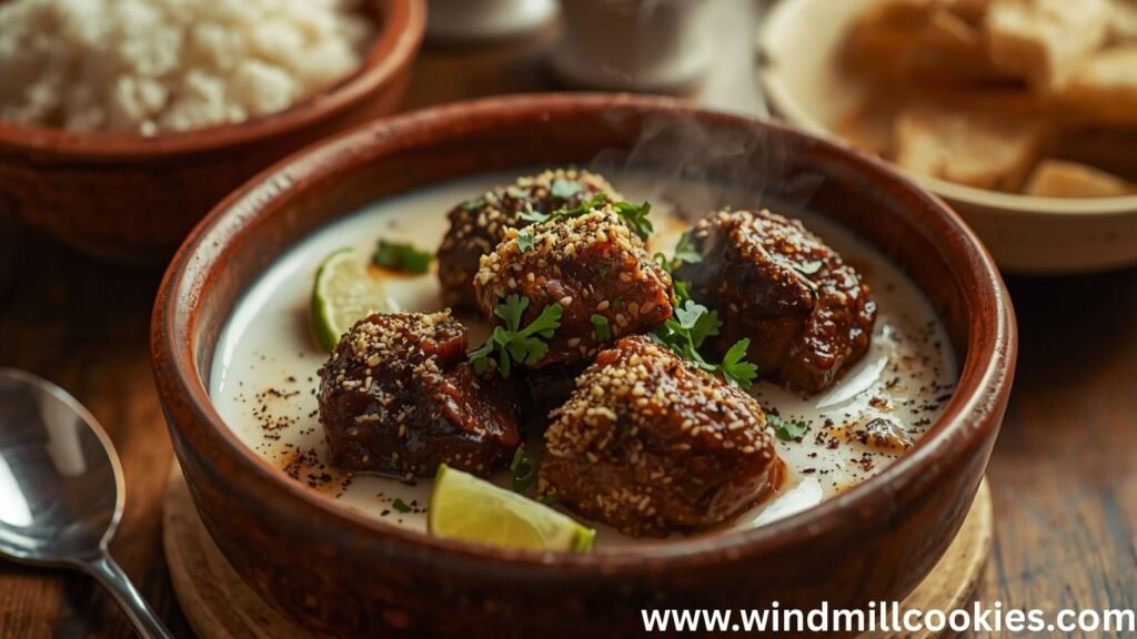 Peppered Oxtail with Coconut Milk Recipe