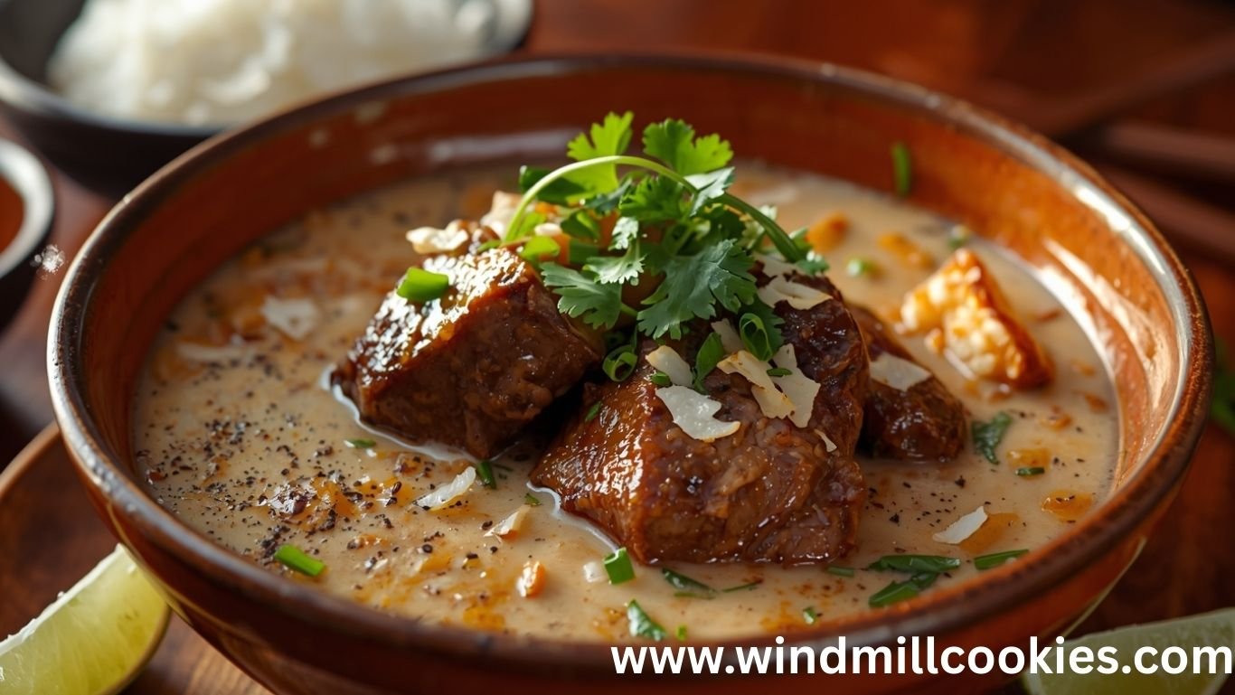 Peppered Oxtail with Coconut Milk Recipe