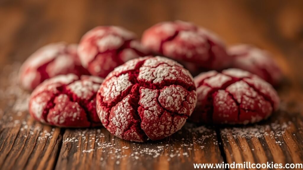 Red Velvet Crinkle Cookies Recipe