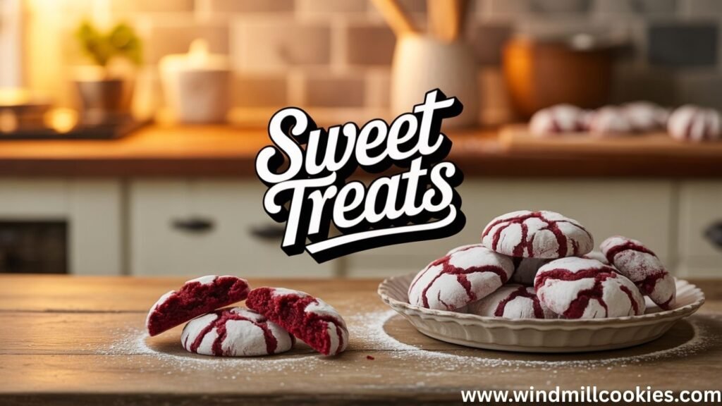 Red Velvet Crinkle Cookies Recipe