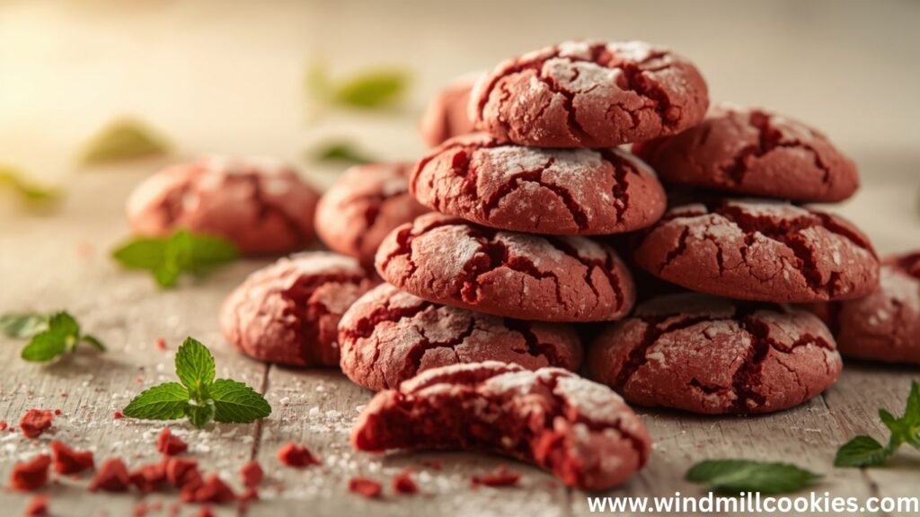 Red Velvet Crinkle Cookies Recipe