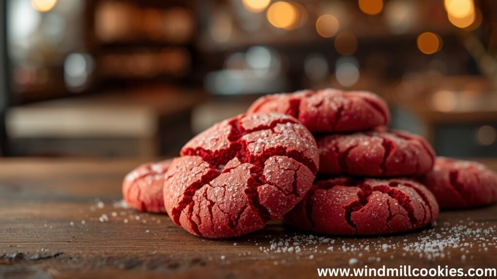 Red Velvet Crinkle Cookies Recipe