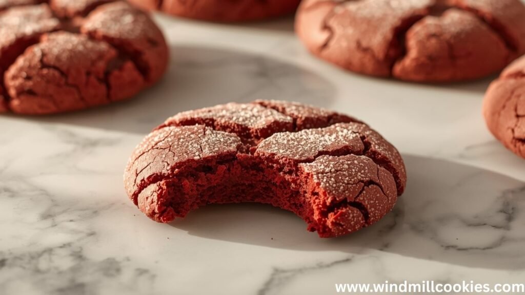 Red Velvet Crinkle Cookies Recipe