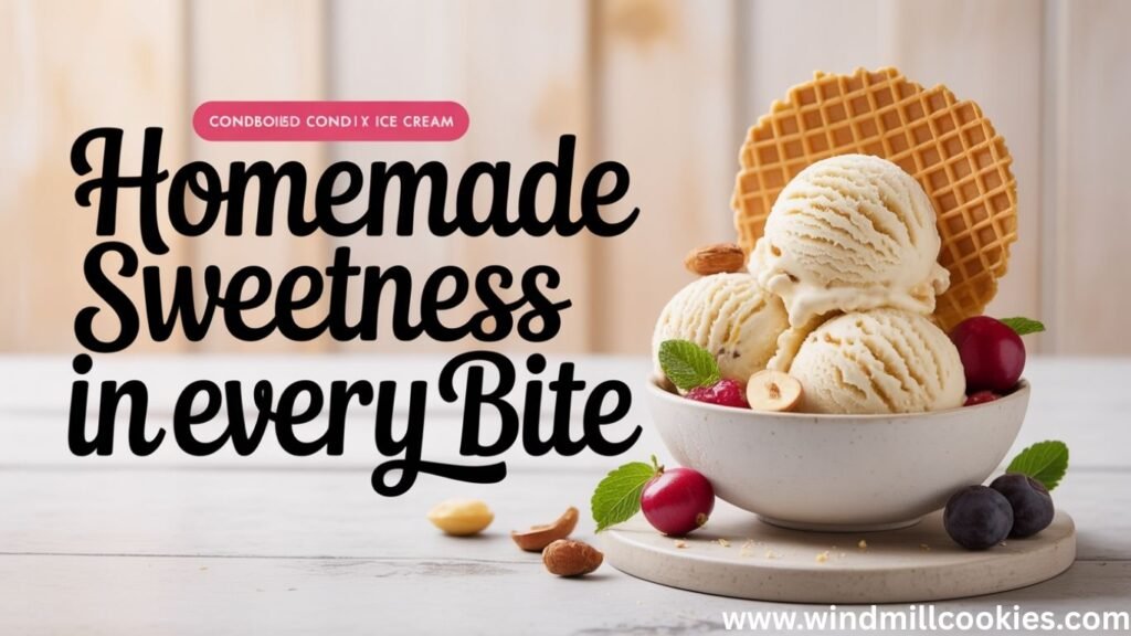Sweetened Condensed Milk Ice Cream Recipe