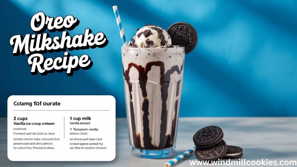 Oreo Milkshake Recipe