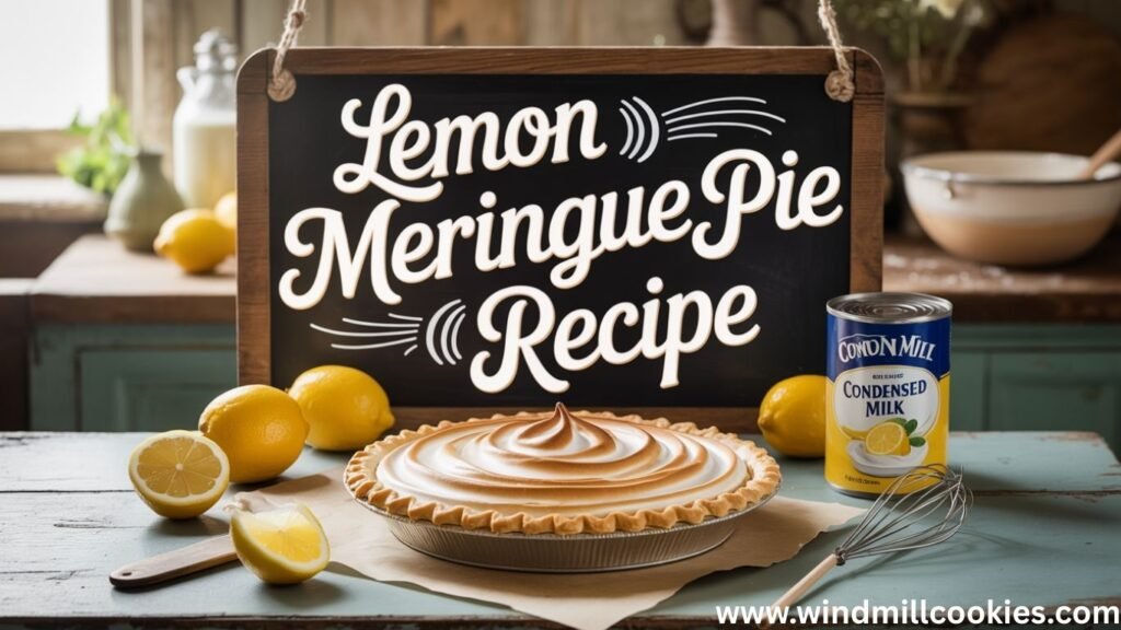 Recipe for Lemon Meringue Pie Made with Condensed Milk