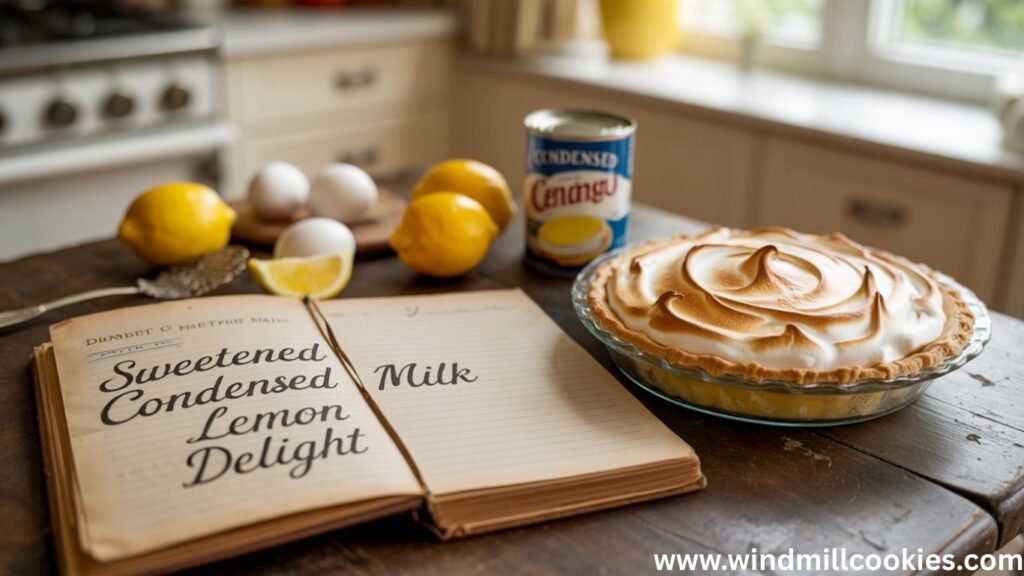 Recipe for Lemon Meringue Pie Made with Condensed Milk