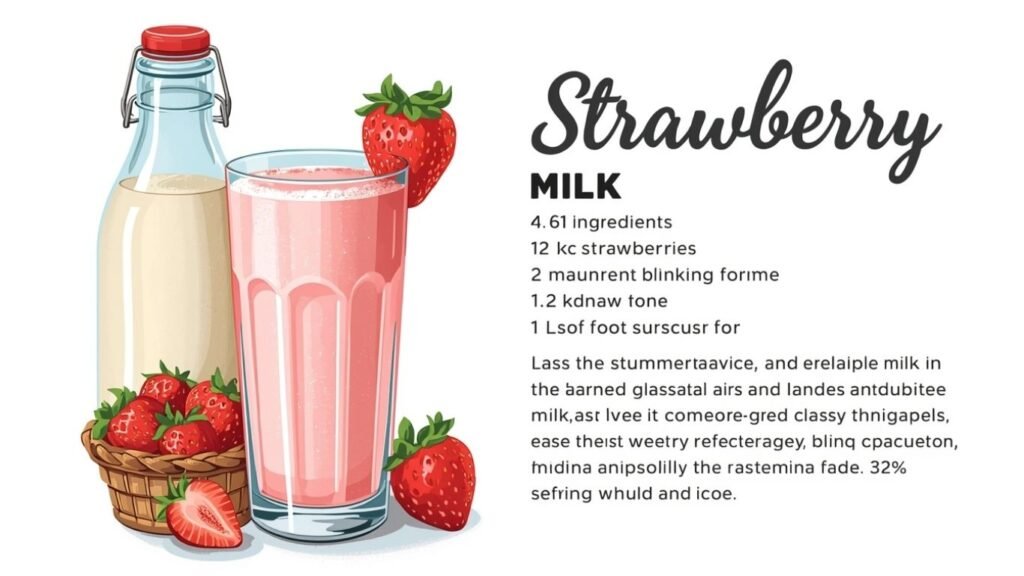 Strawberry Milk Recipe