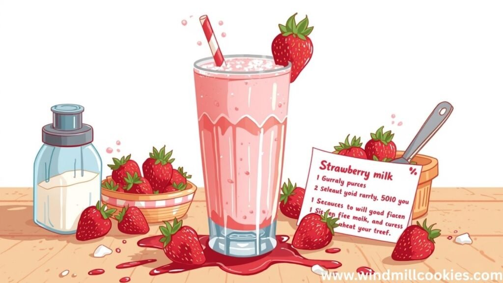 Strawberry Milk Recipe