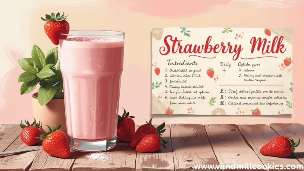 Strawberry Milk Recipe