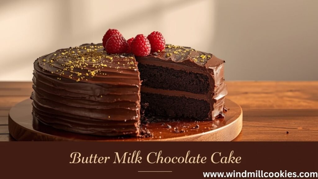 The Best Butter Milk Chocolate Cake Recipe