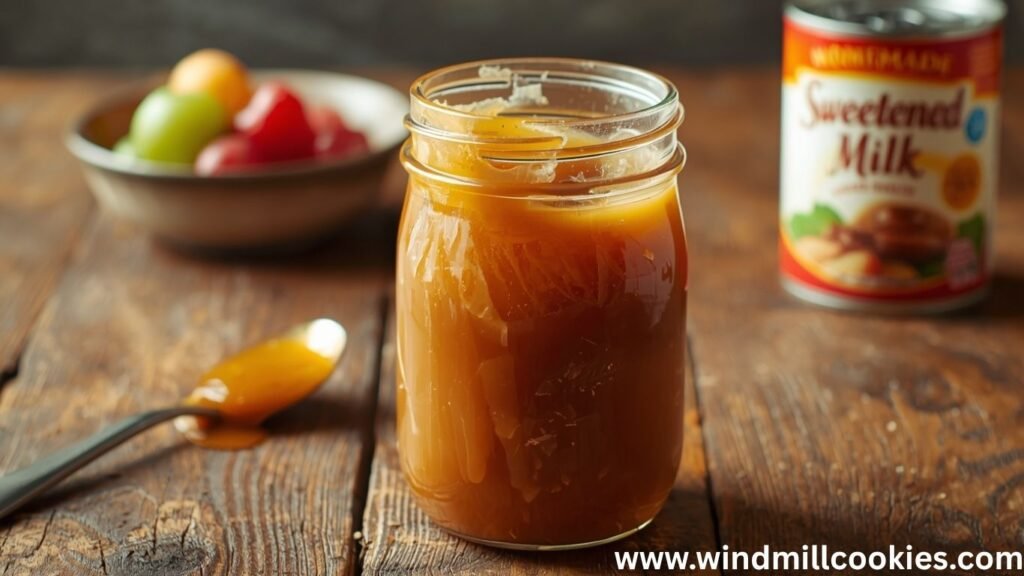 Homemade Caramel Sauce with Sweetened Condensed Milk