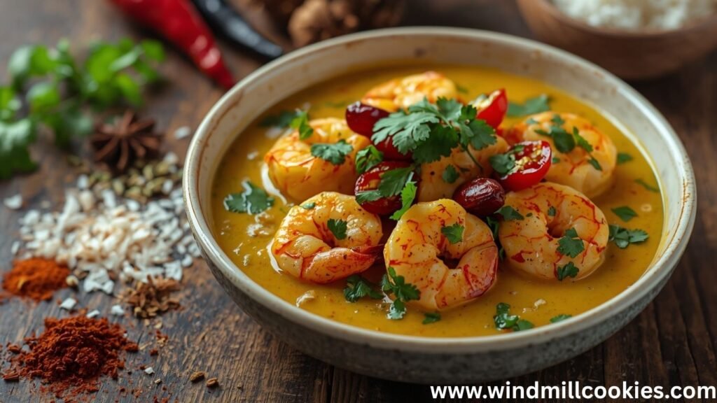Jamaican Curry Shrimp Recipe with Coconut Milk