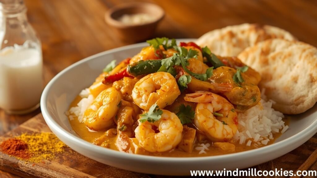 Jamaican Curry Shrimp Recipe with Coconut Milk