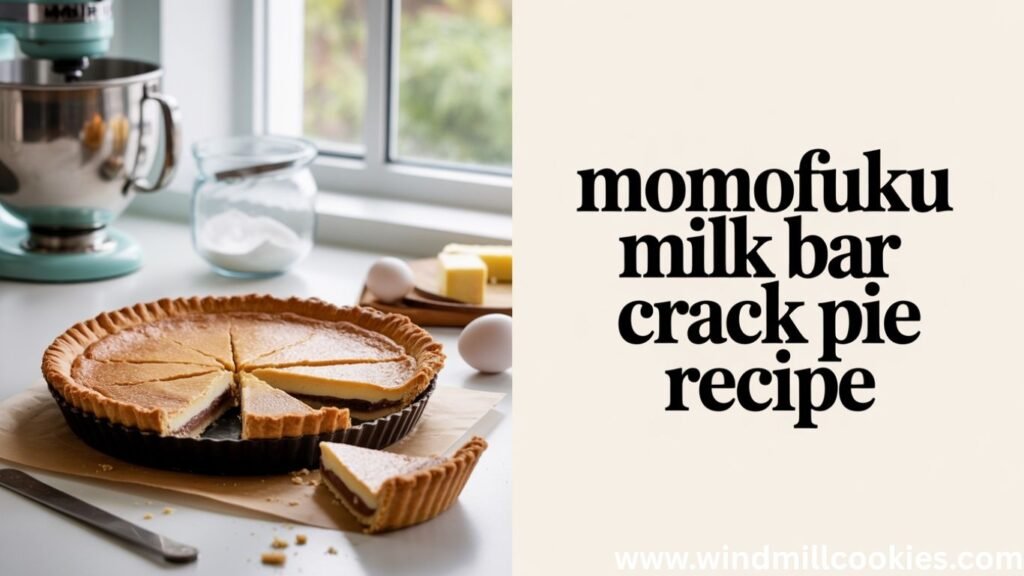 Momofuku Milk Bar Crack Pie Recipe