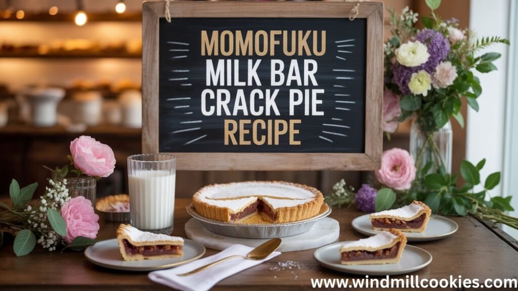 Momofuku Milk Bar Crack Pie Recipe