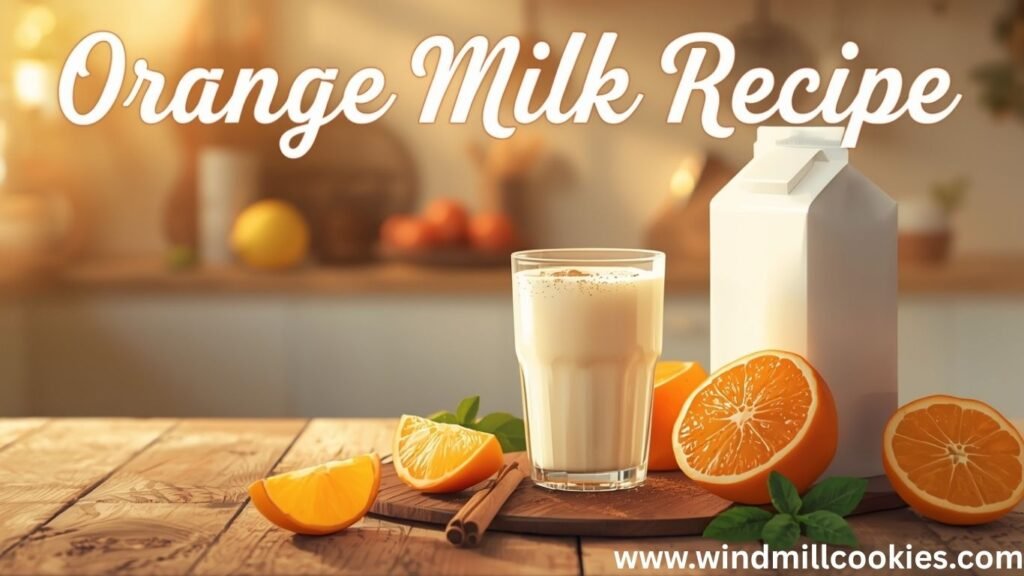 Orange Milk Recipe