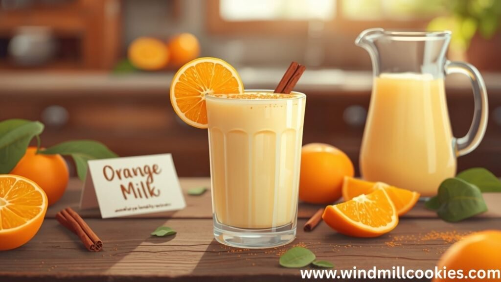 Orange Milk Recipe