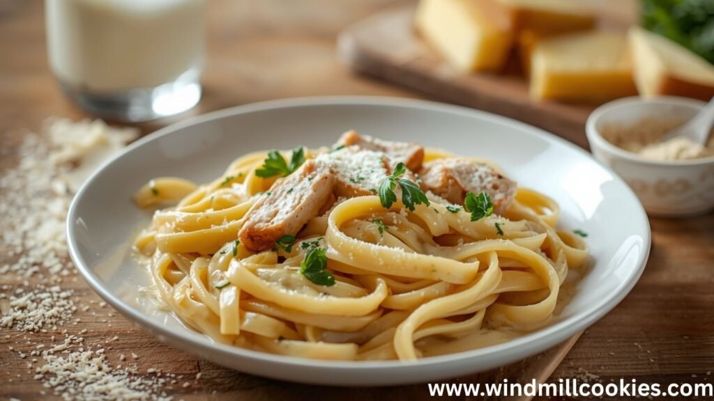 Alfredo Pasta Recipe with Milk